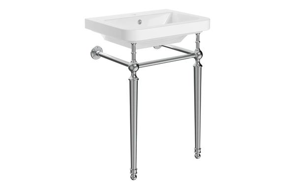 Carla 610mm 1TH Console Basin - Chrome